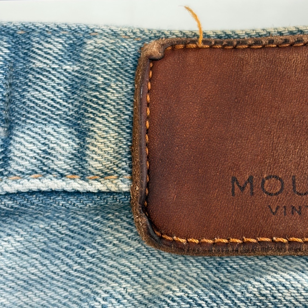 Moussy Vintage Distressed Crop Jeans Women's Helendale Skinny Mid Rise size 24 - Picture 7 of 16